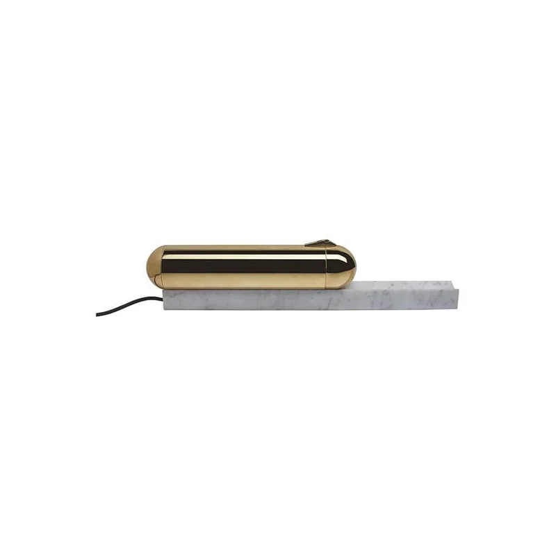 DCWéditions ISP LED Tischleuchte Marmor Messing