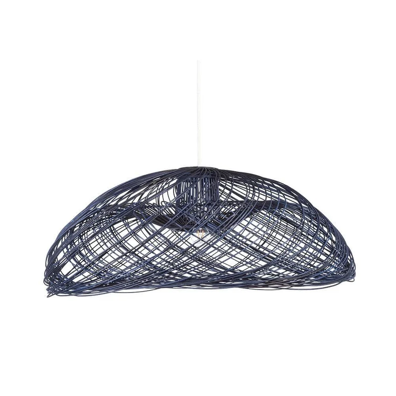 Forestier Rattan-Pendelleuchte Satelise