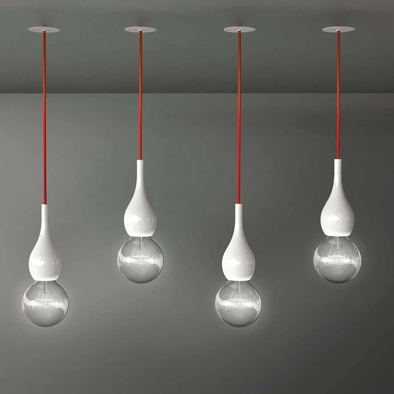 Blubb Mini Einbau-Pendellampe aus Glas