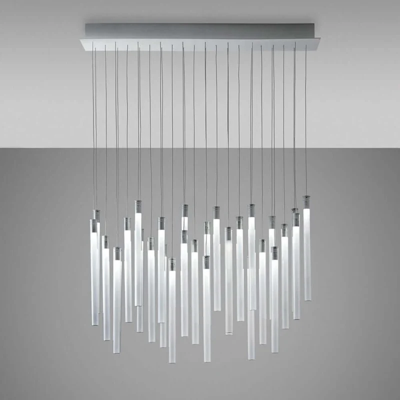 Fabbian Multispot LED-Hängeleuchte Tooby 30-flammig eckig