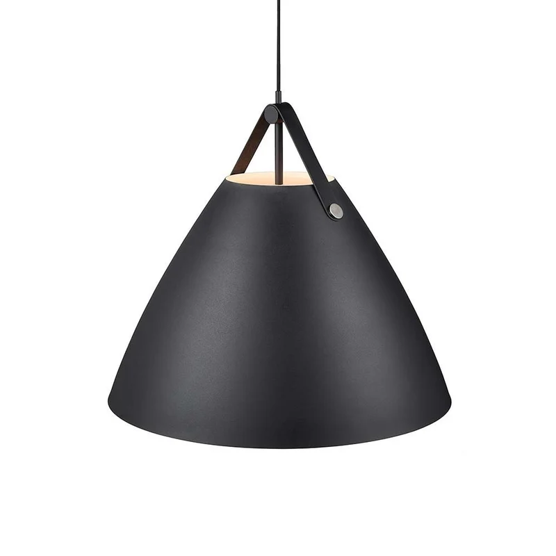 Pendellampe Strap 68 Schwarz