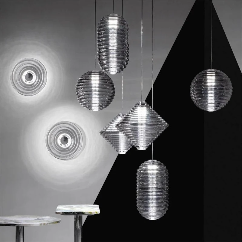 Tom Dixon Press Cone Glas-Pendelleuchte