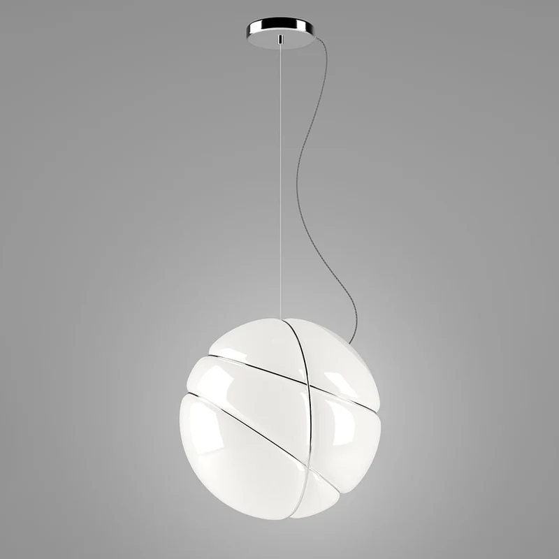 Fabbian Armilla Pendelleuchte Baldachin chrom