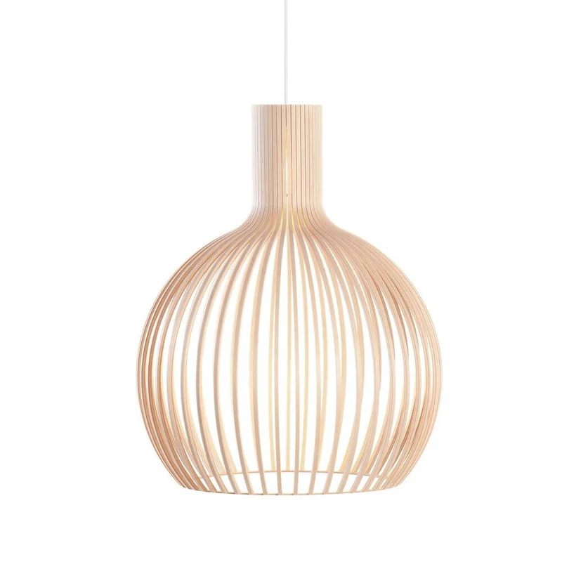 Pendelleuchte Octo 4240 aus Holz Ø 54cm