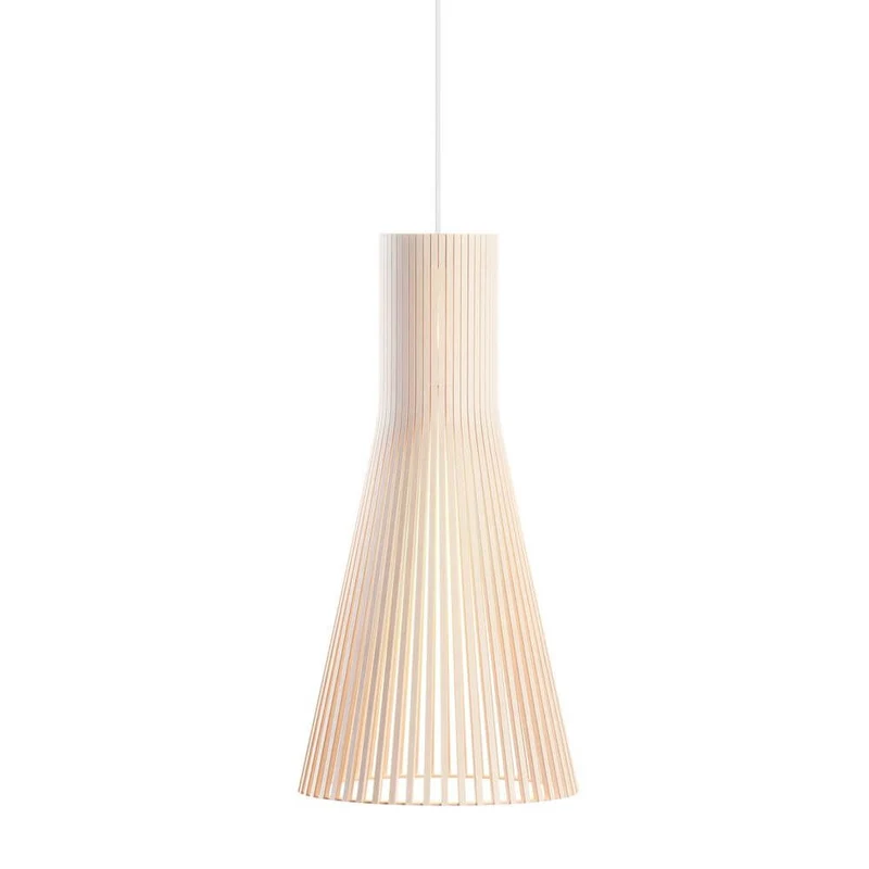 Pendelleuchte Secto Small 4201 aus Holz Ø 25cm