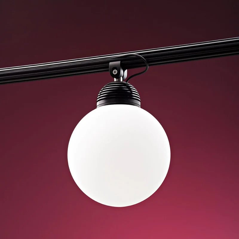 Fabbian Freeline LED-Schienenlampe Kugel