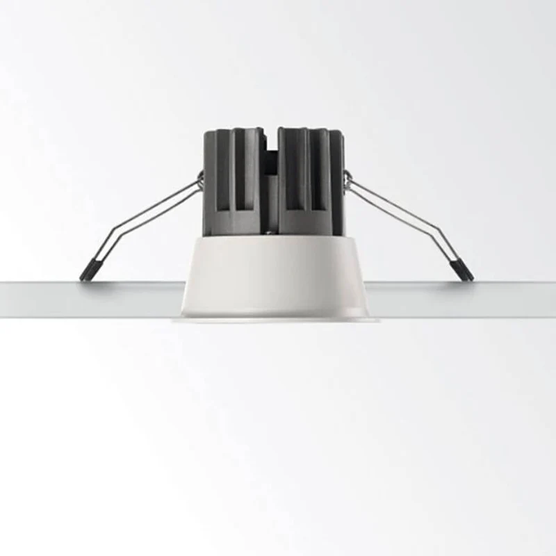 Einbaustrahler Game Round Schwarz Silber