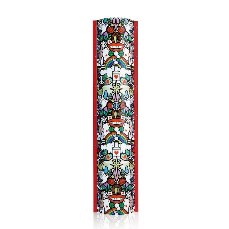 Slamp Stehleuchte Love Peace Joy Extra Large Tube Rot