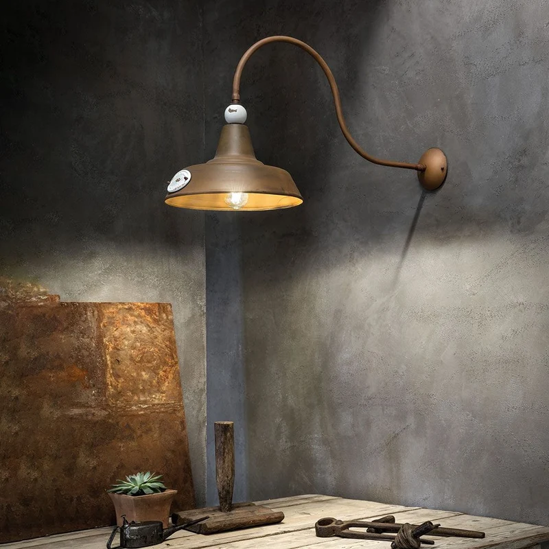 Ferroluce Grunge Wandleuchte