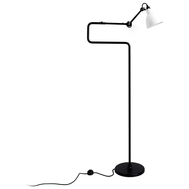 DCWéditions Gras N°411 Stehlampe mit Schirm drehbar
