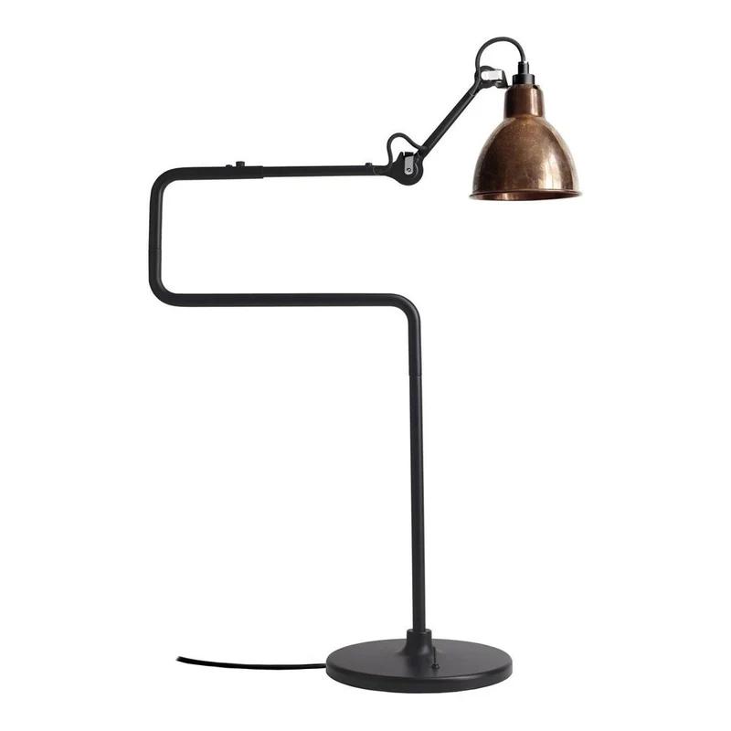 DCWéditions Gras N°317 Tischlampe mit Schirm schwenkbar