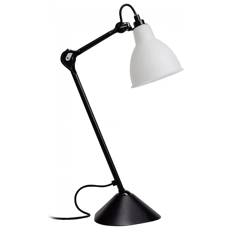 DCWéditions Gras N°205 Tischlampe mit Schirm schwenkbar
