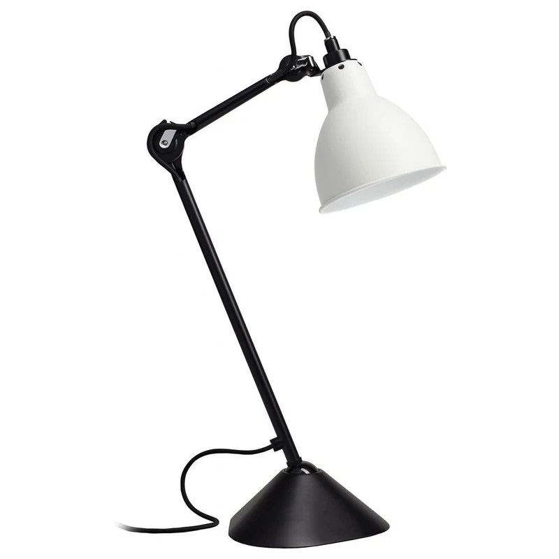 DCWéditions Gras N°205 Tischlampe mit Schirm schwenkbar