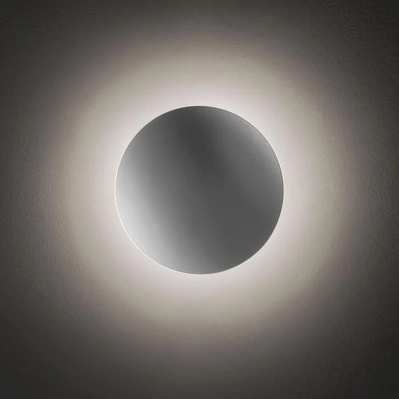 Lodes Puzzle Round Outdoor Single LED Wandlampe