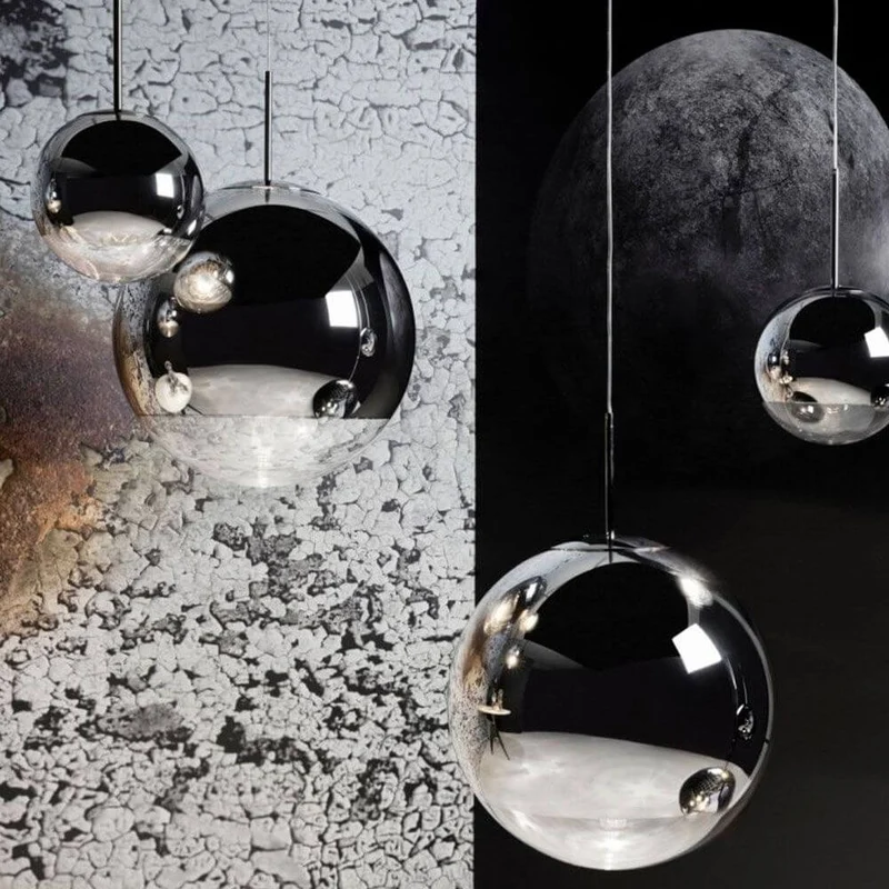 Tom Dixon Mirror Ball 40cm 3er Pendellampe