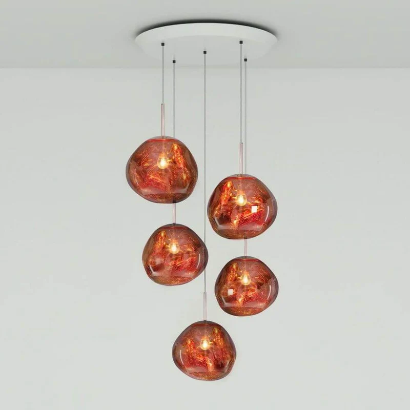 Tom Dixon Melt Mini LED Pendellampe 5er Mobile