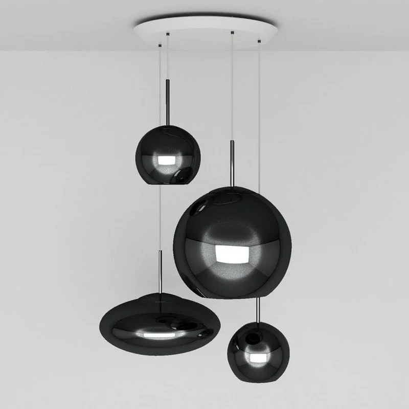 Tom Dixon Copper Round 4er Mobile Ø 95cm