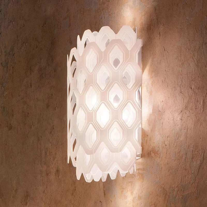 Slamp Wandlampe Charlotte Applique Weiß