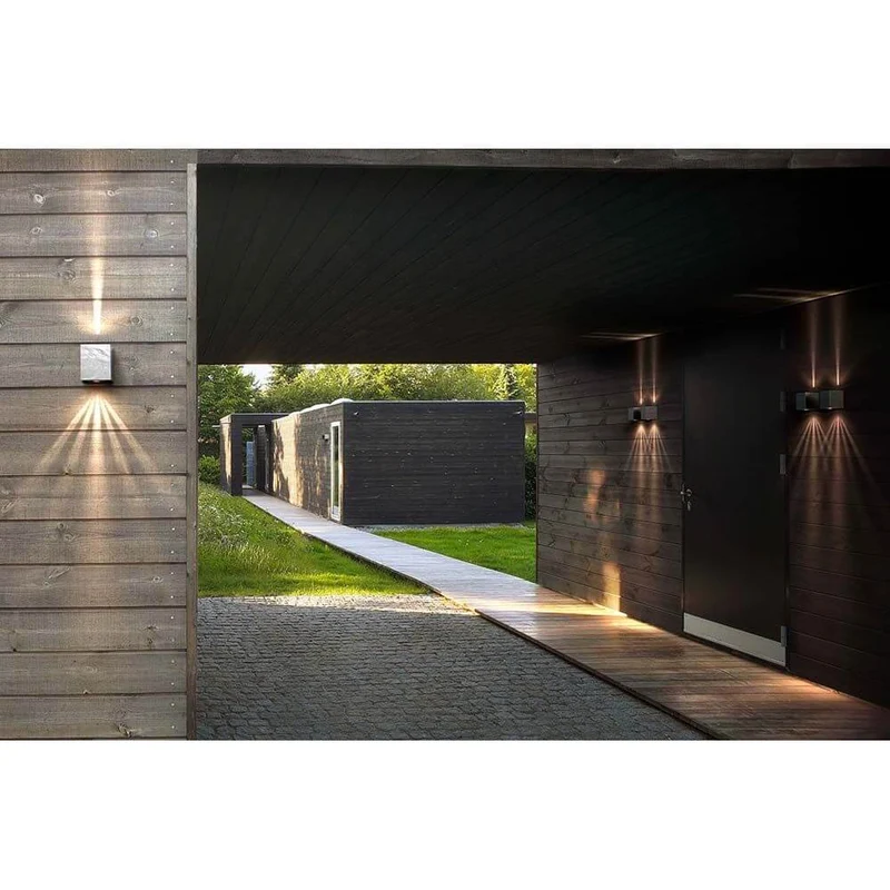 LED Außen-Wandleuchte Canto Kubi 2 IP44 Verzinkt