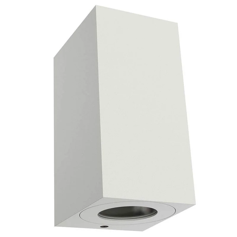 Außen-Wandleuchte Canto Maxi Kubi 2 IP44 Weiß