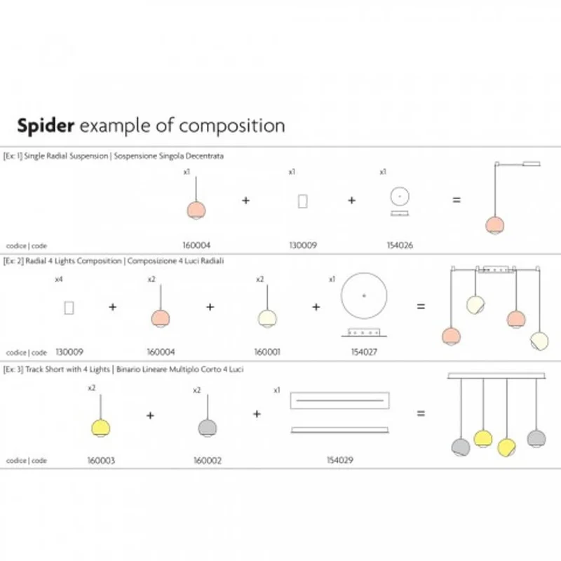 Lodes Zubehör Lights Track Long Lichtsystem Schiene 150cm