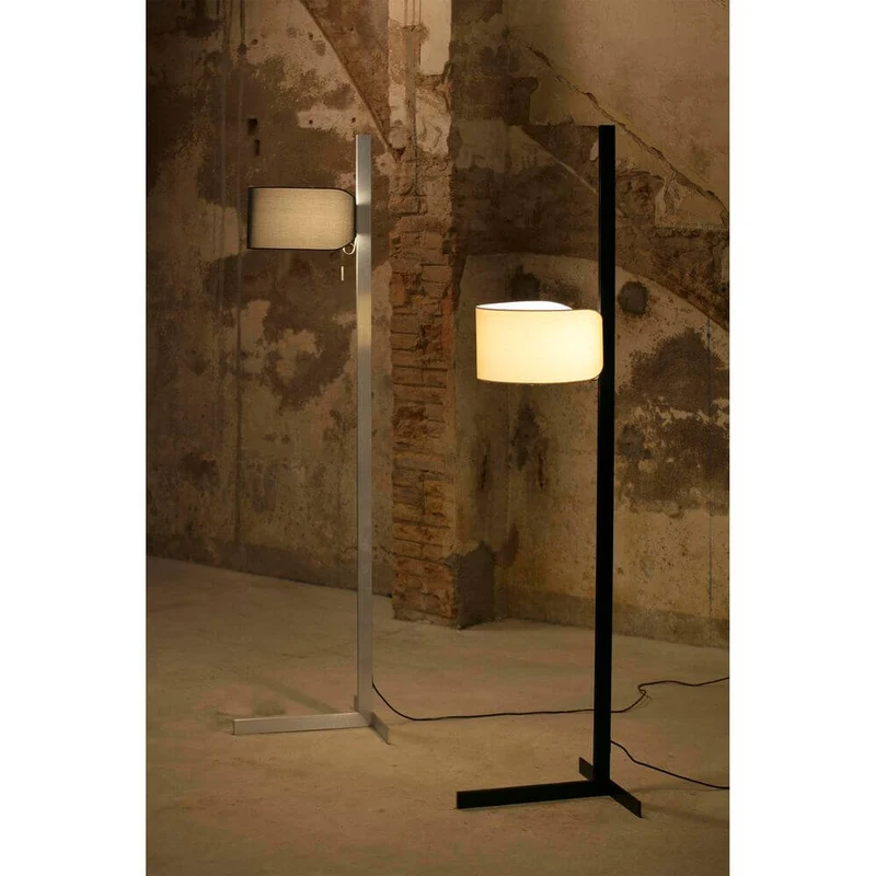 Stehlampe STAND UP Aluminium, Schwarz