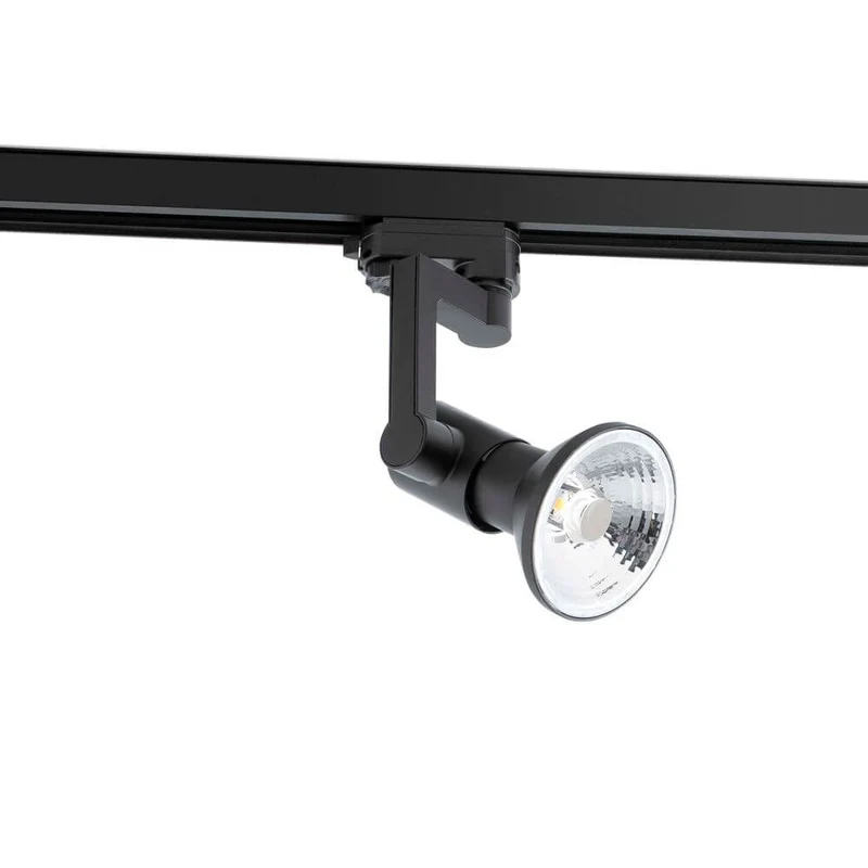 3-Phasen Schienenstrahler RAM PAR30 E27 Schwarz