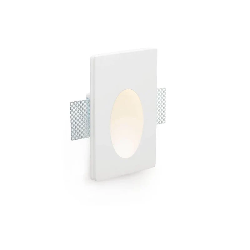 LED Wand-Einbauleuchte PLAS-1 1W 3000K Weiß