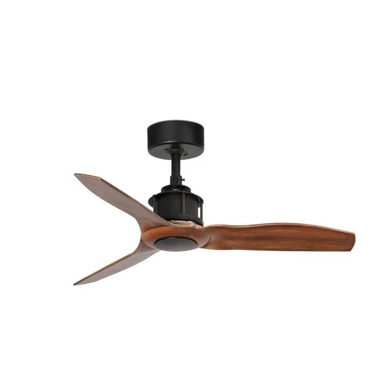 Deckenventilator JUST FAN XS Ø 91cm Flügel Schwarz, Walnuss