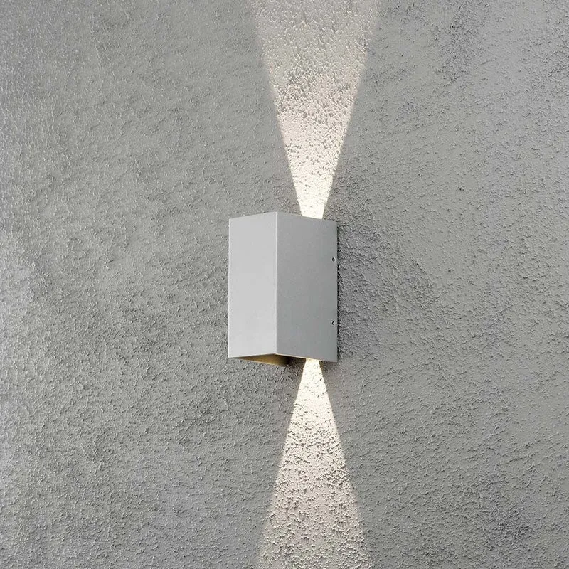 LED Außen-Wandleuchte Cremona verstellbarer Lichtaustritt Grau