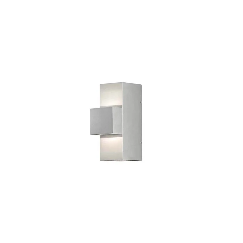 Imola LED Außen-Wandleuchte Style Design Grau, opales Acrylglas