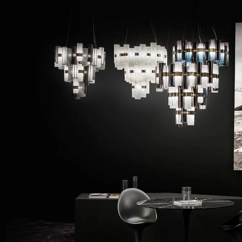 Slamp LED Hängeleuchte La Lollo Extra-Large 2700K Anthrazit, Weiß
