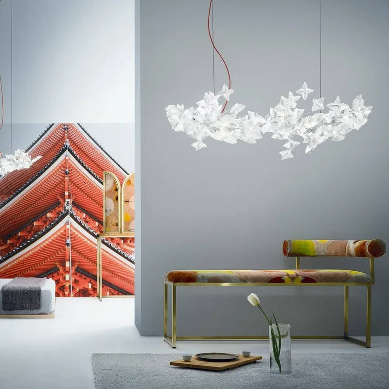 Slamp LED Hängeleuchte Hanami Large 5000lm 2700K Prisma