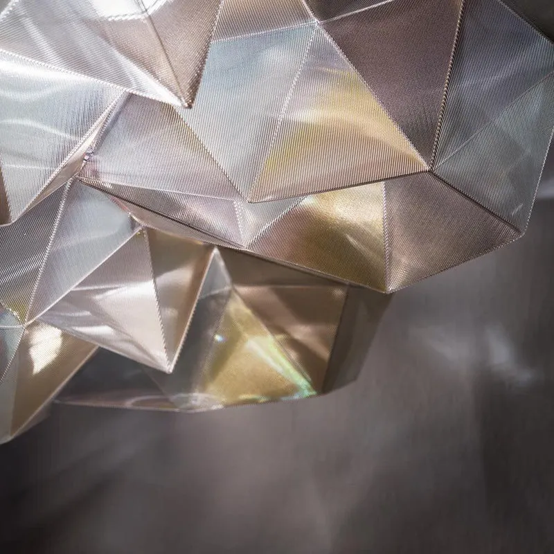 Slamp Wand- & Deckenleuchte Drusa Goldfarben, Velvet