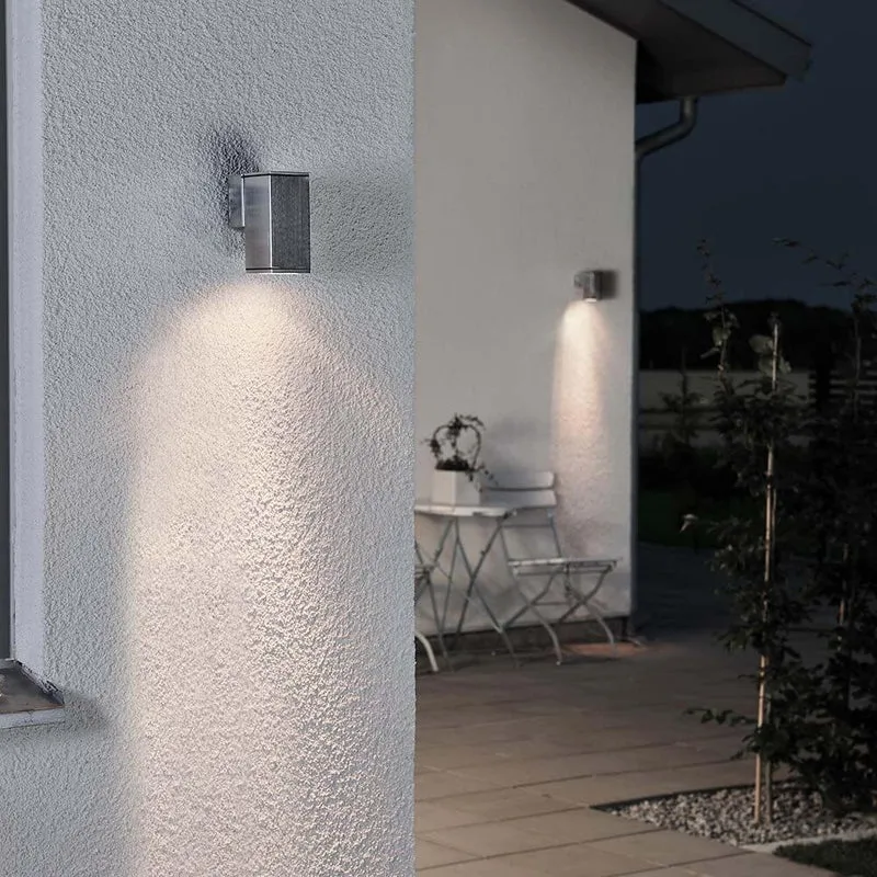 Monza Außen-Wandleuchte klares Glas, Reflektor