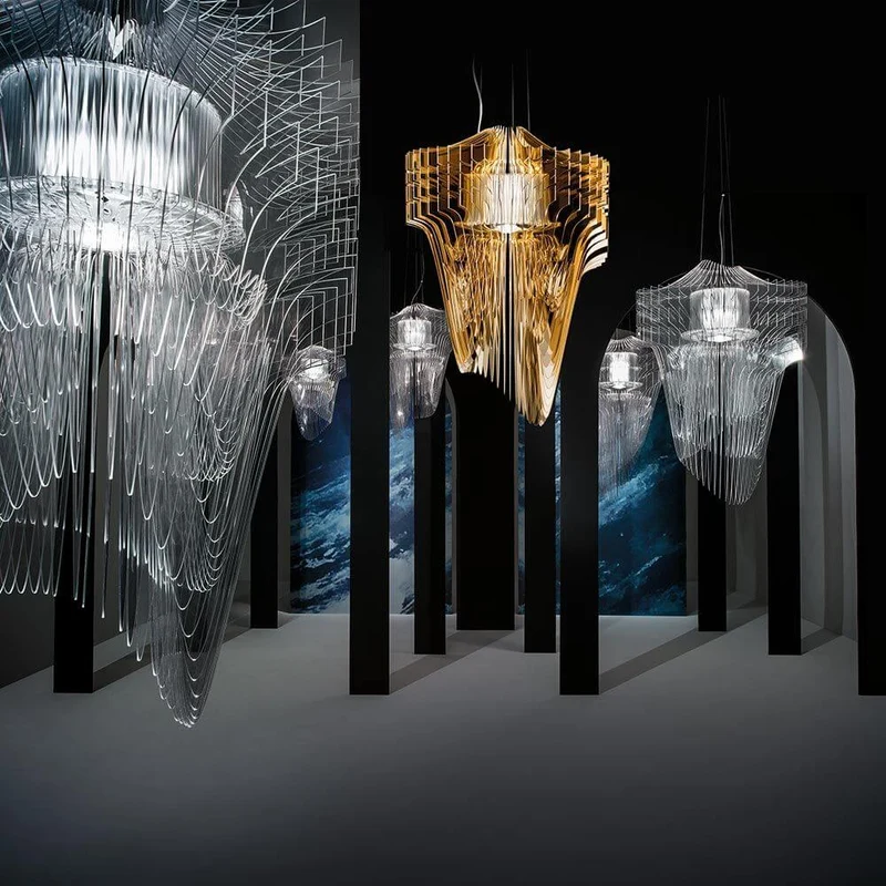 Slamp LED Hängelampe Aria Large 7000lm 2700K Transparent