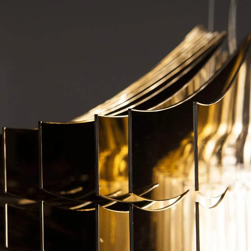 Slamp LED Hängeleuchte Aria Large 7000lm 2700K Gold