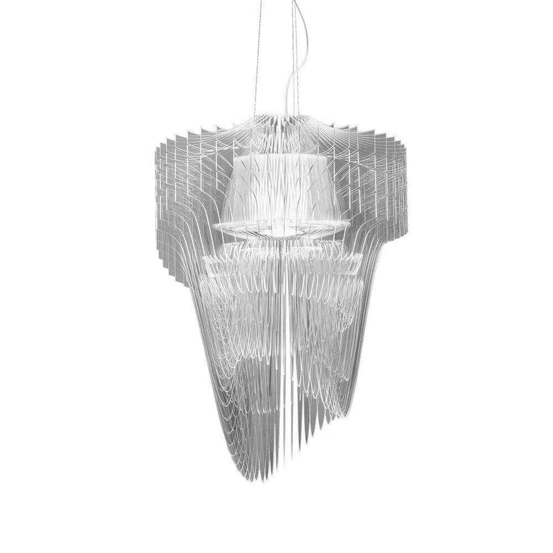 Slamp LED Pendelleuchte Aria Medium 3500lm 2700K Transparent