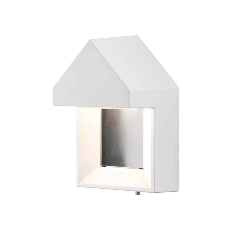 Cosenza LED Außen-Wandleuchte Weiß