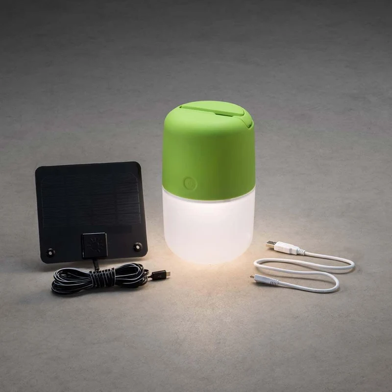 Assisi Solar LED Leuchte zum Hängen oder Hinstellen Grün