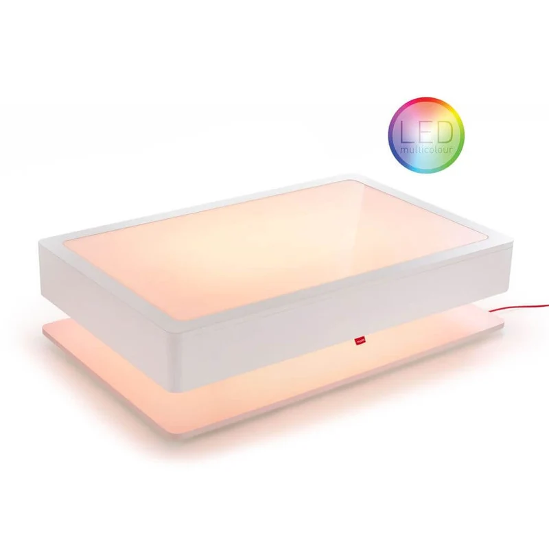 Moree Ora Home LED Couchtisch Pro Weiß