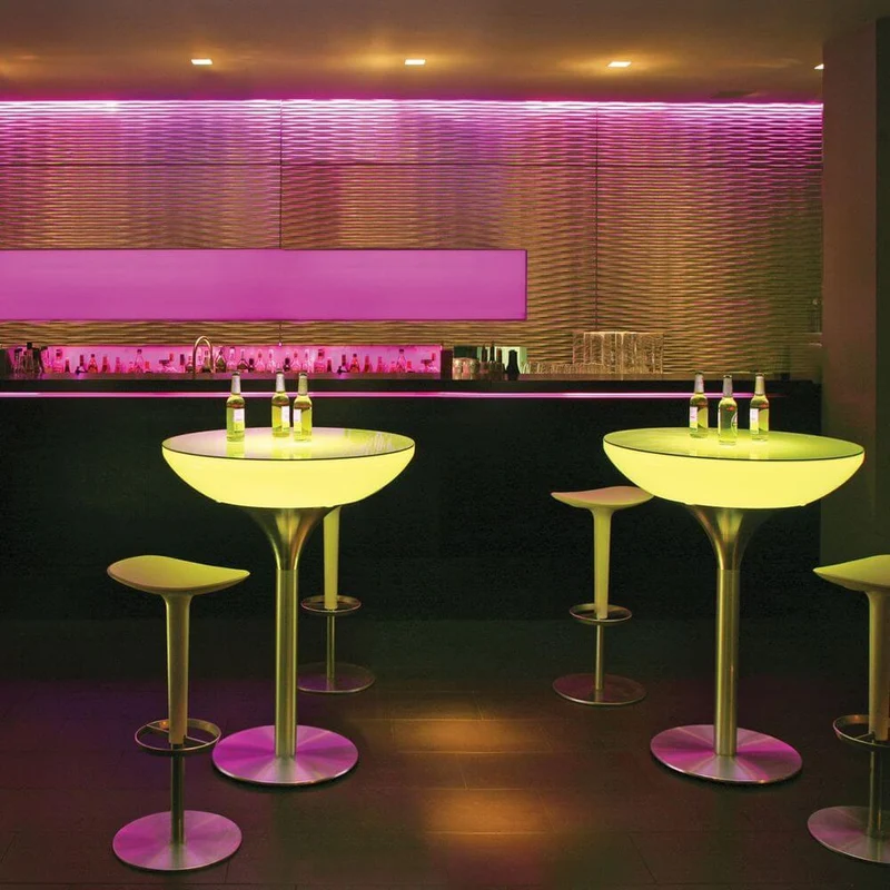 Moree Lounge Table LED Tisch Pro 75cm