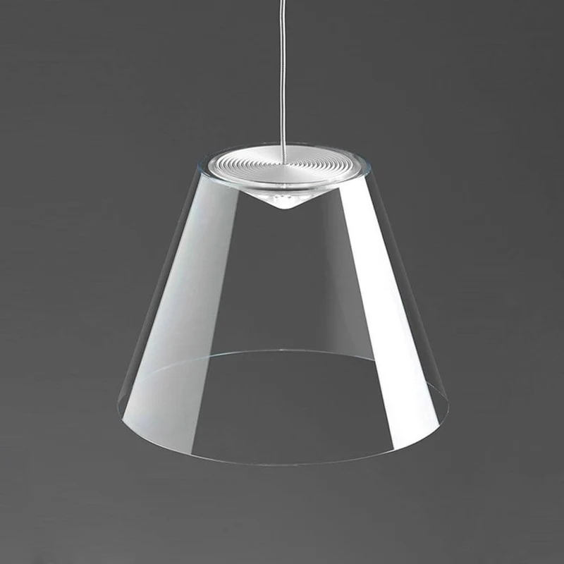 Rotaliana Dina LED-Pendelleuchte Ø 20cm Transparent