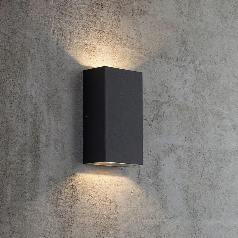 Rold LED Außen-Wandleuchte IP44 Schwarz