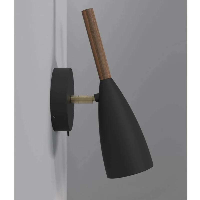 Pure Wandleuchte Schwarz