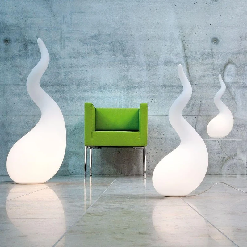 Alien M Stehleuchte 65cm Liquid-Light Weiß
