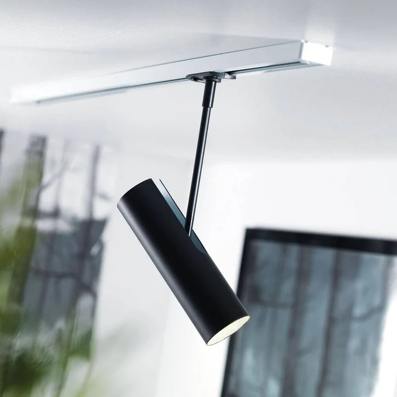 MIB 6 Spot + Adapter für Link Schienensystem Schwarz