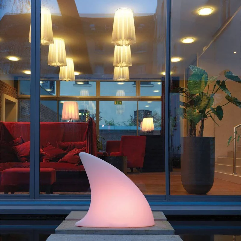 Moree LED Akku Dekoleuchte Shark mit Farbwechsel IP44