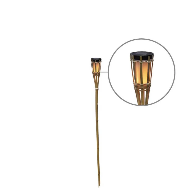 Hiama LED Solar-Erdspieß 120cm mit Flammen-Effekt