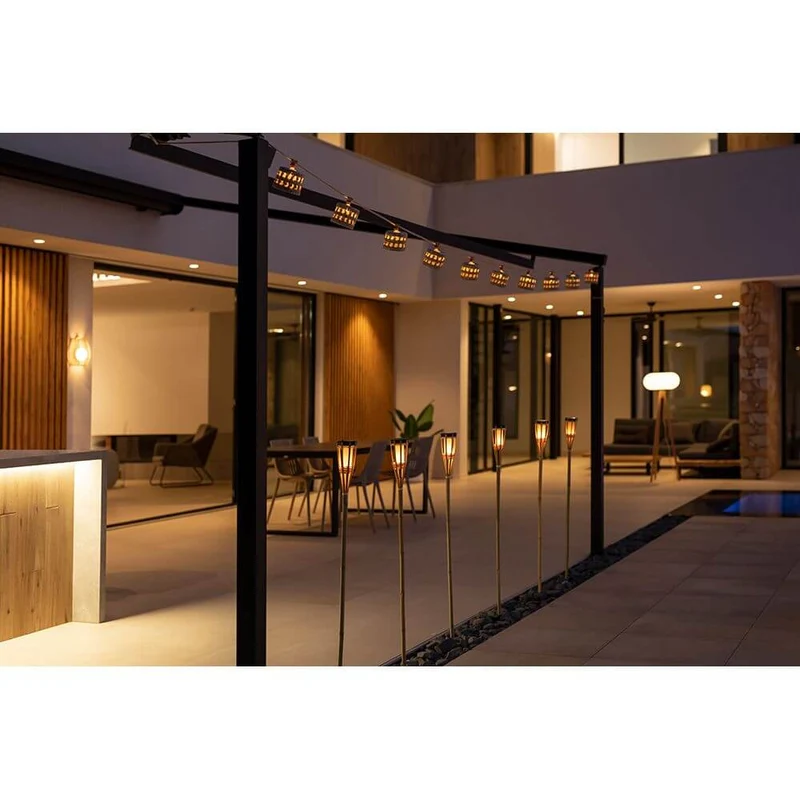 Hiama LED Solar-Erdspieß 120cm mit Flammen-Effekt